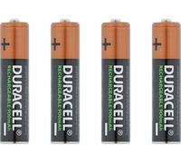 Pack de 4 Pilas AAA Duracell HR03-A/ 1.2V/ Recargables