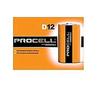 DURACELL Batería alcalina Profesional D12 PROCELL, 12 Unidades