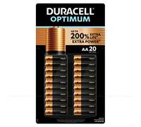Duracell Baterías AA Optimum - Paquete de 20