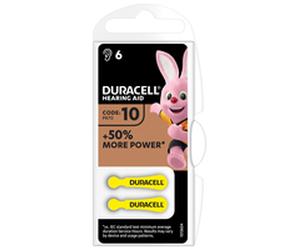 Duracell Batterie Hörgeraete EasyTab 10 PR70 6St. - Batterie - 95 mAh