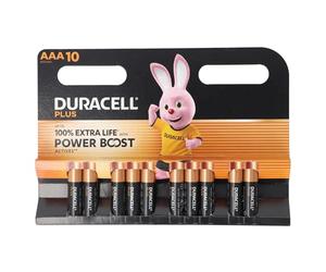 Duracell Batterie Plus -AAA (MN2400/LR03) BOOST K10 10pcs.