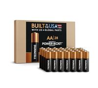 Duracell Coppertop AA Batteries 28 Count Pack Double A Battery with Power Boost Ingredients, Long-Lasting Power Alkaline AA Battery for Household Devices (Ecommerce Packaging)