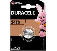 Duracell CR 2450 Litio 3V batería no-Recargable - Pilas (Litio, Botón/Moneda, 3 V, 1 Pieza(s), CR2450, Plata)