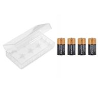 Duracell CR123A Lote de 4 pilas de litio de alta potencia 3 V CR123A