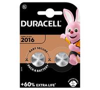 Duracell CR2016, Pilas 3V Lithium - Paquete de 2