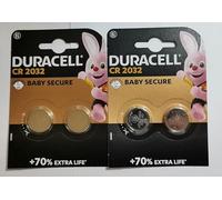 Duracell CR2032-2 - Lote de 4 Pilas de Litio (3 V)