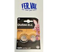 Duracell DL/CR2016 3V LITIO 2 BATERÍAS +50% MÁS PODER LARGA DURACIÓN 783995