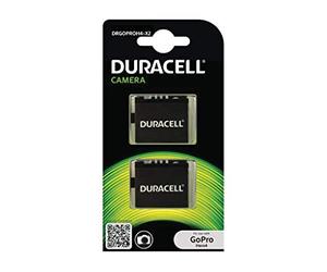 Duracell Drgoproh4 - Lote de 2 baterías para GoPro Hero 4 AHDBT-401, Negras