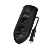 Duracell DRINV15-EU Adaptador e inversor de Corriente Interior 175 W Negro - Fuente de alimentación (Interior, 12 V, 175 W, 12 V, Universal, DC1-to-DC2)