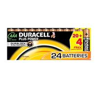 Duracell DUR019058 Plus Power - Pilas AAA (24 unidades) Sencillo 24x Duracell Plus Schwarz, Kupfer