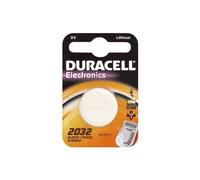 Duracell DUR033917 - Batería doméstica de Uso único CR2032 de Litio (Pila de Uso único, CR2032, Litio, 3 V, 1 Unidad), botón/Moneda