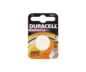 Duracell DUR033917 - Batería doméstica de Uso único CR2032 de Litio (Pila de Uso único, CR2032, Litio, 3 V, 1 Unidad), botón/Moneda