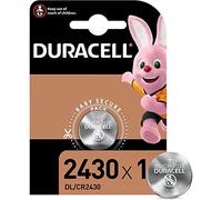 Duracell Electronics - Lote de 5 pilas de botón de litio CR 2430 de 3 vótios