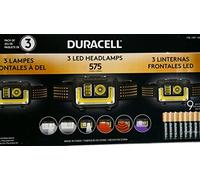 Duracell Lampara Frontal LED 575 lúmenes 3 piezas