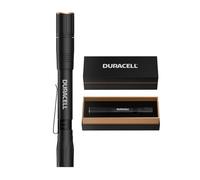 Duracell Lámpara LED DF400R Pro - 400 lúmenes, enfocable, alcance de 35 m, recargable por USB-C, batería de litio integrada, varios modos de luz, carcasa de aluminio, compacta y resistente