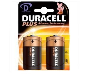 Duracell LR20 X2 Plus - Lote de 2 pilas alcalinas LR20 D 1,5 V)