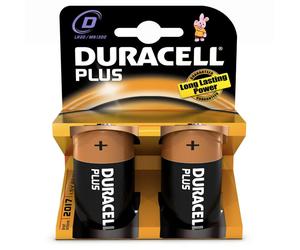 Duracell MN1300K2 Pack 2 Pilas LR20 1.5V
