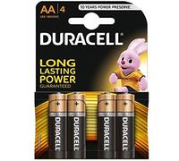 Duracell MN1500 Base Pilas, Pack de 4, AA