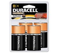 Duracell PGD MN1300R4Z - Batería alcalina de Cobre, tamaño D (Paquete de 4)