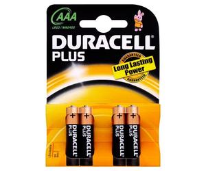 Duracell - Pila alcalina AAA Plus