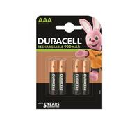 Duracell - pila recargable hr03 aaa 900mah blister*4