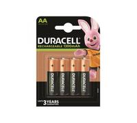 Pila AA Duracell HR6-B 1300mAh Recargable NiMH Pack 4 Multicolor