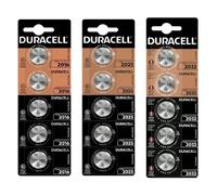 Duracell - Pilas de botón de litio 2016/2025/2032 de 3 V, paquete de 5U, Tecnología Baby Secure, uso en llaves con sensor magnético, básculas, elementos vestibles, dispositivos médicos, Cromo