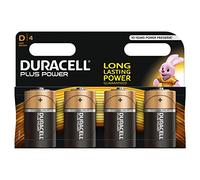 DURACELL Pilas Plus Power MN1300 Mono D LR20 (4 Unidades)