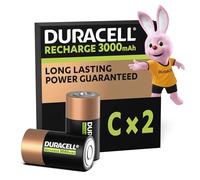 Blister 2 Baterías Recargables 1.2V 3000mAh Ni-Mh - C/R14 - DURACELL