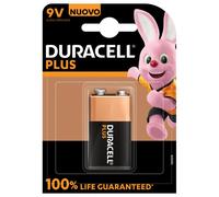 Duracell - Plus 100 Batería de un solo uso 9V Alcalino