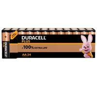 Duracell Plus AA/LR06/MN1500 - Paquete de 24 pilas alcalinas AA