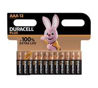 Duracell Plus AAA - Pilas alcalinas (12 Unidades)