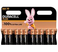 Duracell Plus New 163553 - Pilas alcalinas AA Mignon (1,5 V, LR6 MN1500, 10 Unidades)