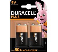 Duracell Plus - Pilas 9 V/6LR61 (Paquete de 2)