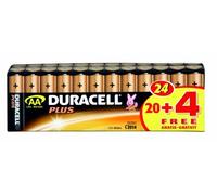 Duracell Plus - Pilas AA (Paquete de 20 + 4 gratis)