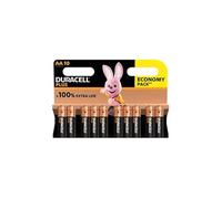 DURACELL Plus Power 100 Pila alcalina AA LR6 Blister*10 Mínima Venta Caja 12 Unidades