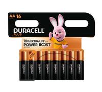 Duracell Plus Power Boost 150% Extra Life Pilas alcalinas AA / MN1500 / LR06 (16 unidades)