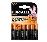 Duracell Plus Power Boost 150% Extra Life Pilas alcalinas AA / MN1500 / LR06 (6 unidades)