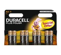 DURACELL - PLUS POWER PILA ALCALINA AA LR6 BLISTER*8