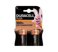 Duracell - plus power pila alcalina c lr14 blister*2