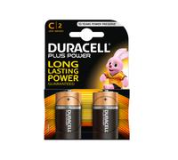 Duracell - plus power pila alcalina c lr14 blister 2 unidades