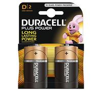 Duracell - Plus D, Pilas Alcalinas (paquete de 2)