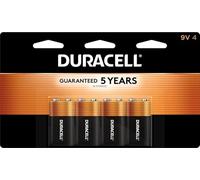 Duracell Power Plus Duralock - Pilas alcalinas, 9 V, Paquete de 4