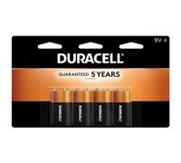 Duracell Power Plus Duralock - Pilas alcalinas, 9 V, Paquete de 4