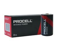 Duracell - procel pila de alcalina itense 1,5 v lr20 d - 10 uds.
