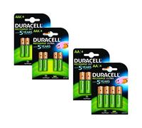 Duracell recargable aa y aaa batería precargada de 16