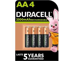 Duracell Recharge Turbo, Batería, NiMH 2500 mAh, 12 V, AA