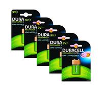 Duracell Rechargeable 9V Batteries-Pack of 5