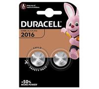 DURACELL Set de 2 pilas botón litio "Electronics" CR2016
