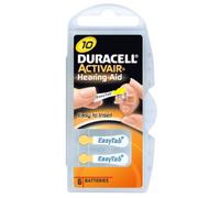 Duracell Zinc Aire Botóns de la célula, 10 / A10 / PR70, 1.4V - 6 piezas